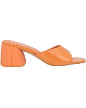 Jeannot Sandals Leather - Orange