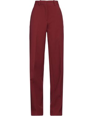 Quira Burgundy Pants Virgin Wool, Mohair Wool - Red