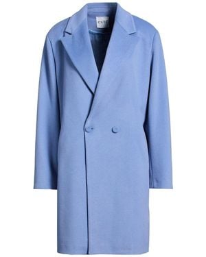 Exte Slate Coat Polyester, Viscose, Elastic Fibres - Blue