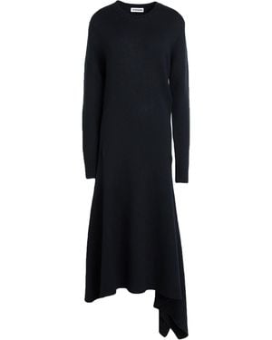 Jil Sander Midi Dress Wool - Black