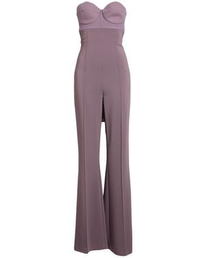 Elisabetta Franchi Jumpsuit Viscose, Elastane - Purple
