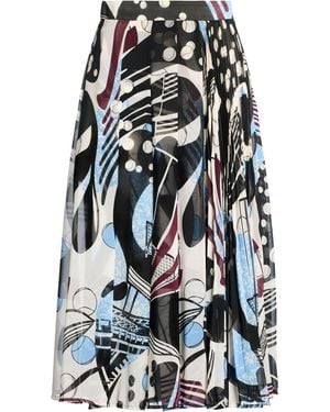 Marella Art.365 Midi Skirt Polyester - White