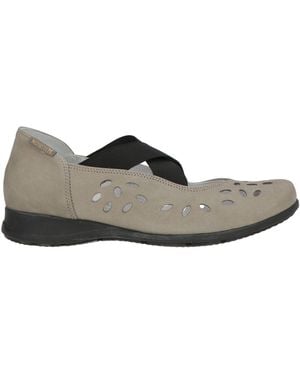 Mephisto Light Ballet Flats Leather - Gray