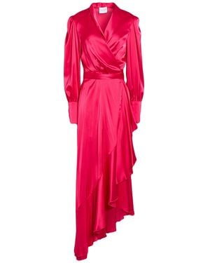 ATELIER LEGORA Fuchsia Maxi Dress Viscose - Red