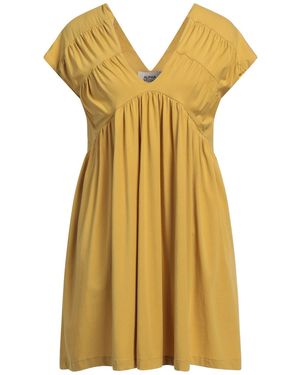 Alpha Studio Mini Dress Cotton, Elastane - Yellow
