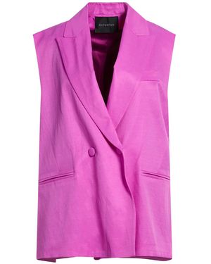 ACTUALEE Mauve Blazer Viscose, Linen - Pink