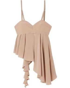 Victoria Beckham Top Silk - Natural
