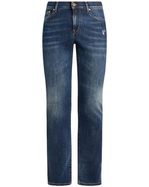 0/zero Construction Jeans Cotton, Elastane - Blue