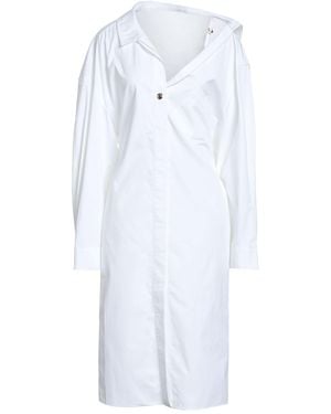 Jacquemus Midi Dress Cotton - White