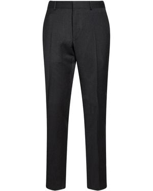dunhill Charcoal Trousers Wool - Black