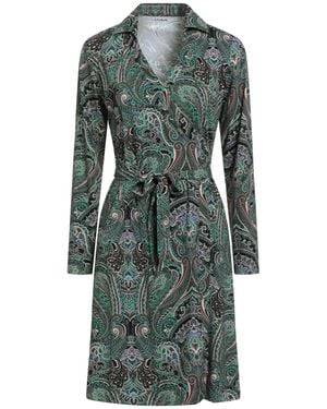 Caliban Dark Mini Dress Polyamide, Elastane - Green