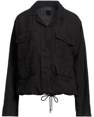 120% Lino Jacket Linen - Black