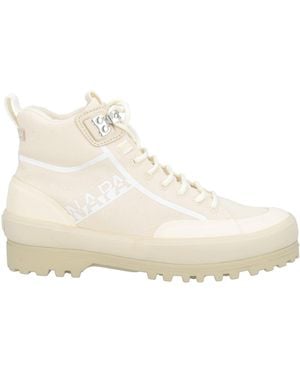 Napapijri X Superga Ankle Boots Textile Fibres - Natural