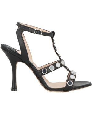 Anna F. Sandals Leather - White