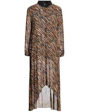 Hanita Maxi Dress Viscose - Brown