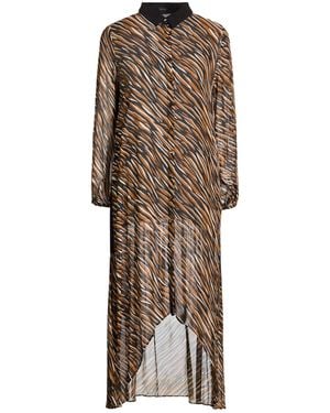 Hanita Maxi Dress Viscose - Brown
