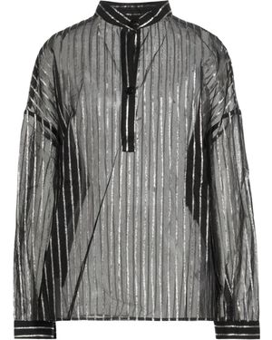 Manila Grace Top Cotton, Polyamide, Polyester - Gray