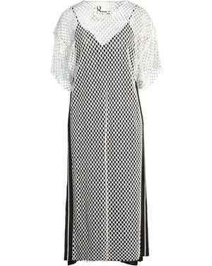 8pm Midi Dress Viscose - Gray