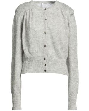 Liviana Conti Cardigan Mohair Wool, Polyamide, Wool, Metal - White