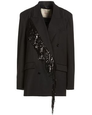 Jucca Blazer Polyester, Virgin Wool, Elastane - Black