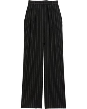 DIESEL Pants Viscose, Polyester, Virgin Wool, Elastane - Black