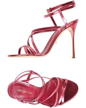 Sergio Rossi Garnet Sandals Soft Leather - Pink