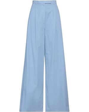 Rochas Pants Cotton, Linen - Blue