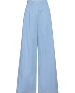 Rochas Pants Cotton, Linen - Blue