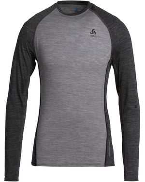 Odlo T-Shirt Virgin Wool, Recycled Polyester - Grey