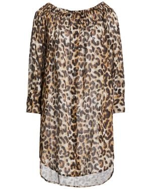Department 5 Mini Dress Ramie - Natural
