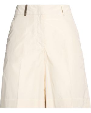 Peserico Shorts & Bermuda Shorts Cotton, Polyester - Natural