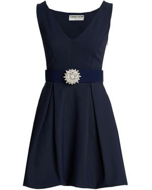 La Petite Robe Di Chiara Boni Mini Dress Polyamide, Elastane - Blue