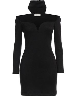 Souvenir Clubbing Mini Dress Viscose, Polyester, Polyamide - Black