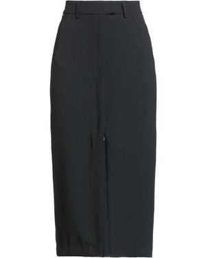 Soallure Midi Skirts - Black