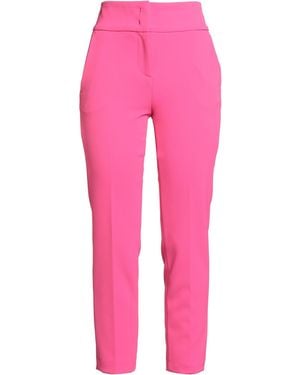 Blugirl Blumarine Fuchsia Trousers Polyester, Elastane - Pink