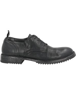 Moma Ideal Block Lace-Up Shoes Leather - Gray