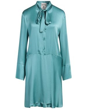 Semicouture Mini Dress Acetate, Silk - Blue