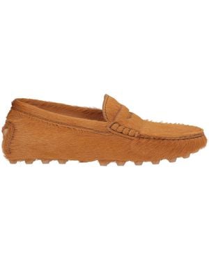 Tod's Camel Loafers Leather - Brown