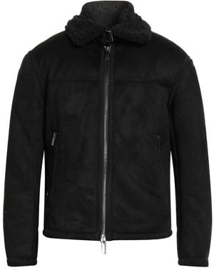 ARMANI EXCHANGE Shearling & Teddy - Black