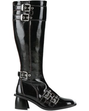 Ganni Boot Textile Fibres - Black