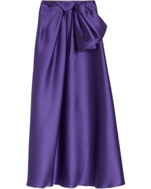 Alberta Ferretti Gonna Lunga - Viola