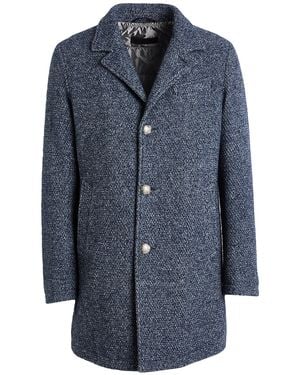 GMS-75 Midnight Coat Wool, Polyamide, Acrylic, Polyester, Mohair Wool - Blue