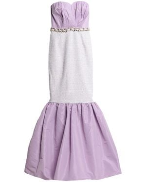 Elisabetta Franchi Maxi-Kleid - Lila