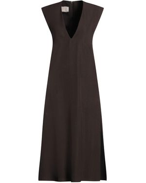Calcaterra Midi Dress Viscose, Silk - Black