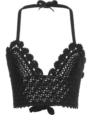 Nude Top - Black
