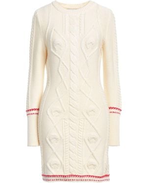 Marine Serre Mini Dress - Natural