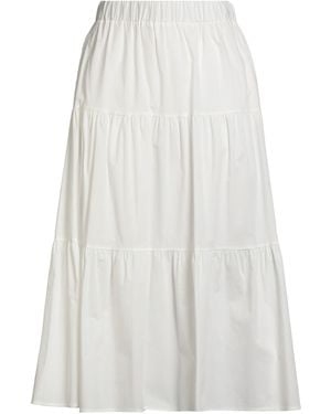 Alpha Studio Jupe Midi - Blanc