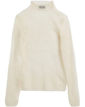 Mugler Top Polyamide, Polyester, Elastane - White