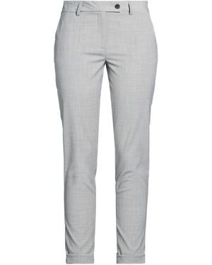 Bruno Manetti Pants Polyester, Wool, Elastane - Gray