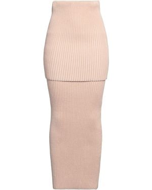 ALAINPAUL Maxi Skirt Cotton, Elastane - Pink